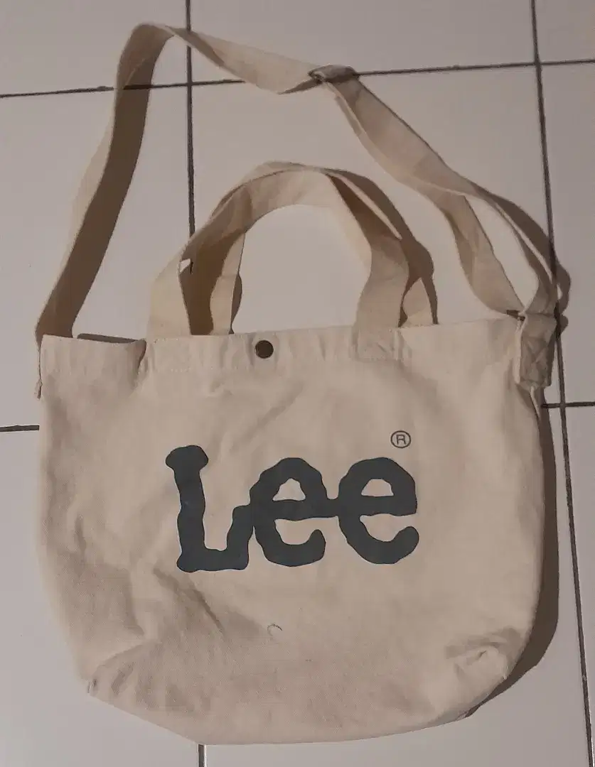 Tas Tote Canvas LEE  2 way shoulder