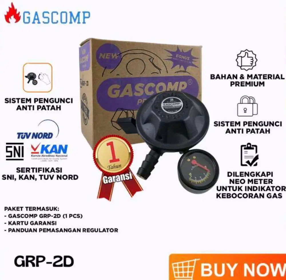 Regulator Meter Premium GRP-2D