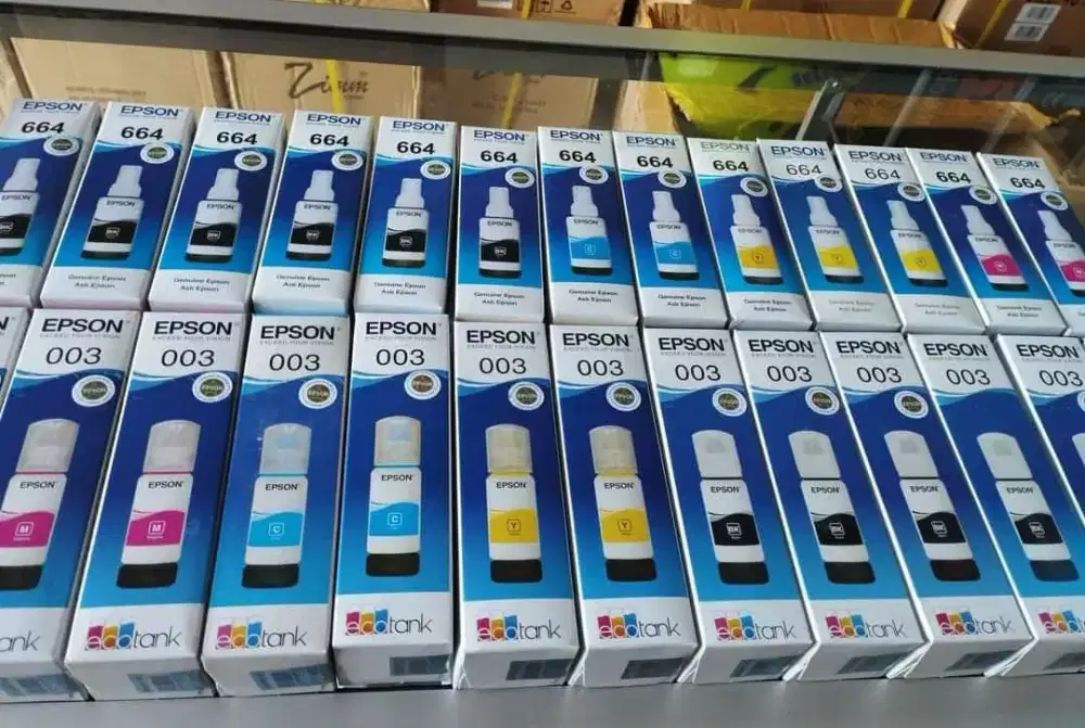 Menerima tinta Cartridge baru dan bekas