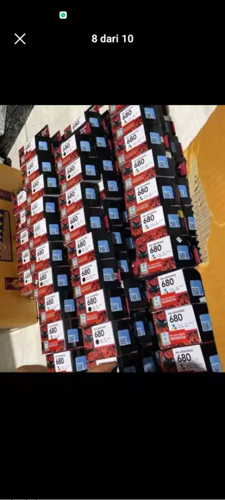 Menerima tinta Cartridge baru dan bekas