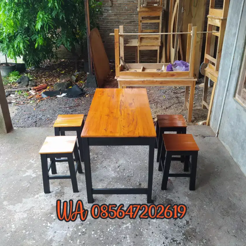 Kursi meja warung, kafe, resto, lwy