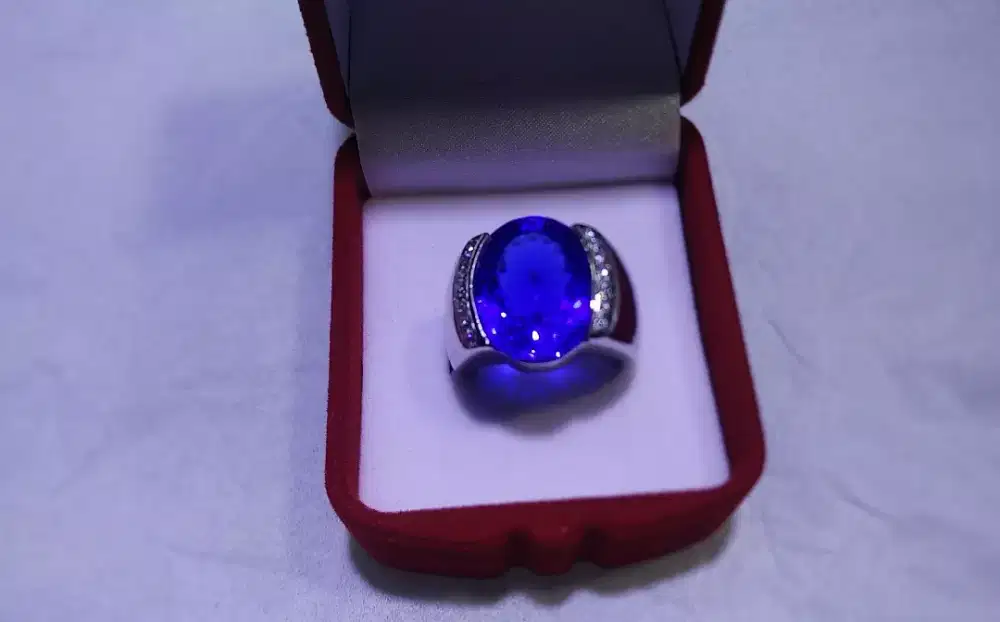 Silver Ring King Sapphire