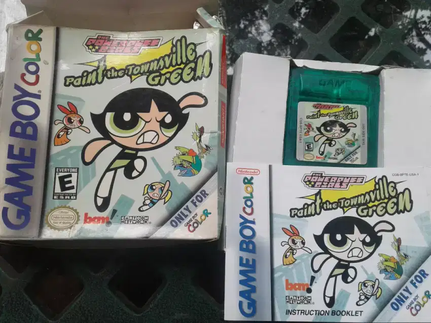 kaset gameboy color nintendo ori powerpuff nego cod rungkut ganku