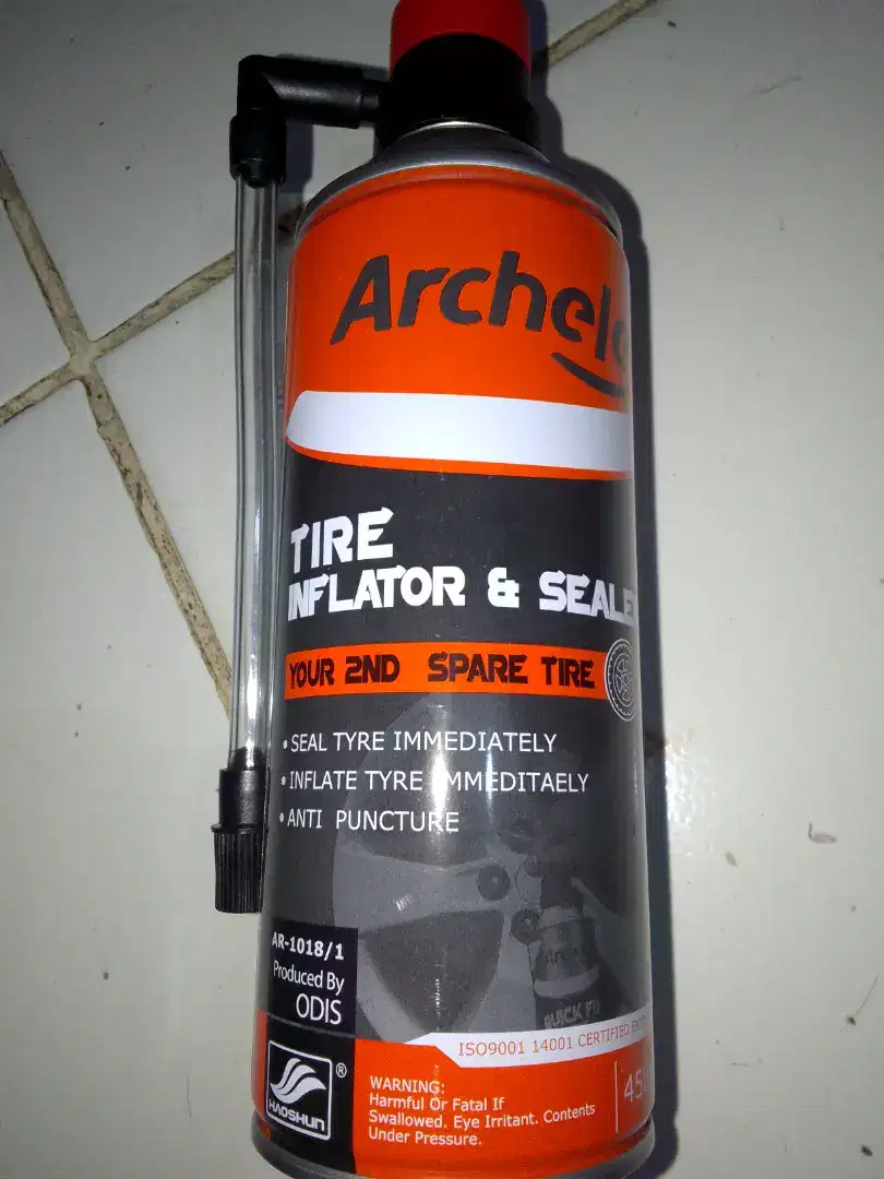 Jual Tire inflator dan Sealer (cairan ban motor)