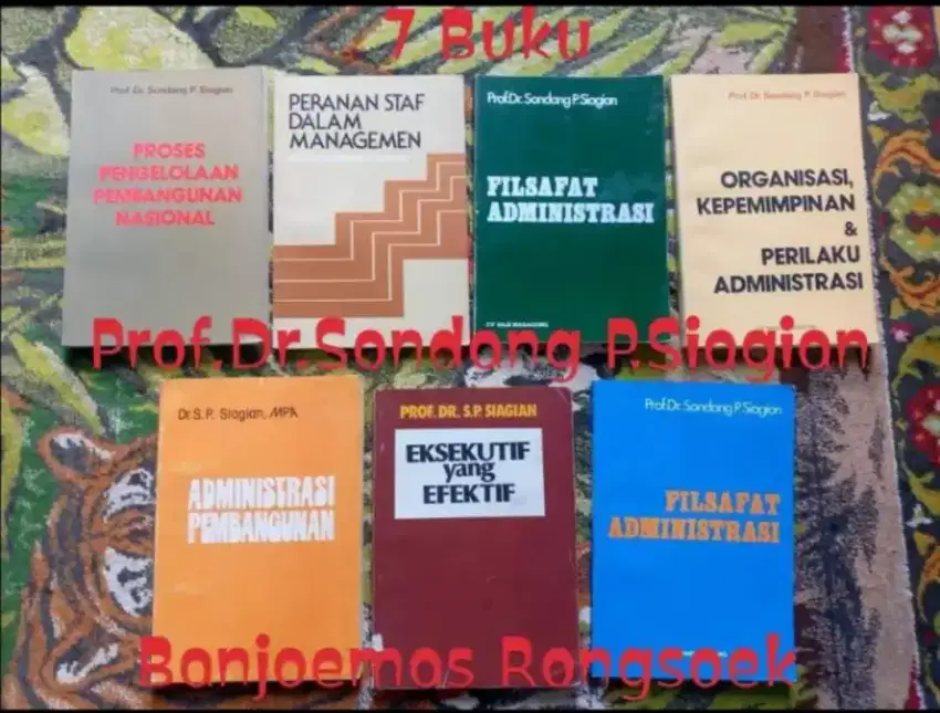 7 Buku Karya Prof.Dr.Sondang P.Siagian