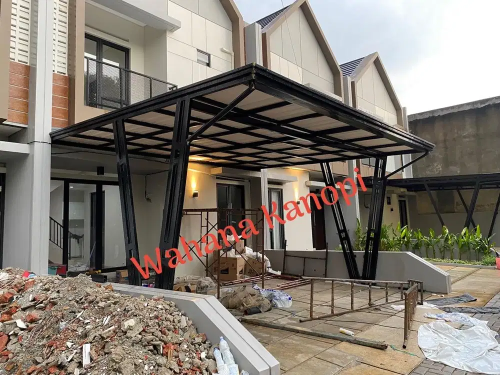 Kanopi Alderon Model Lis samping.