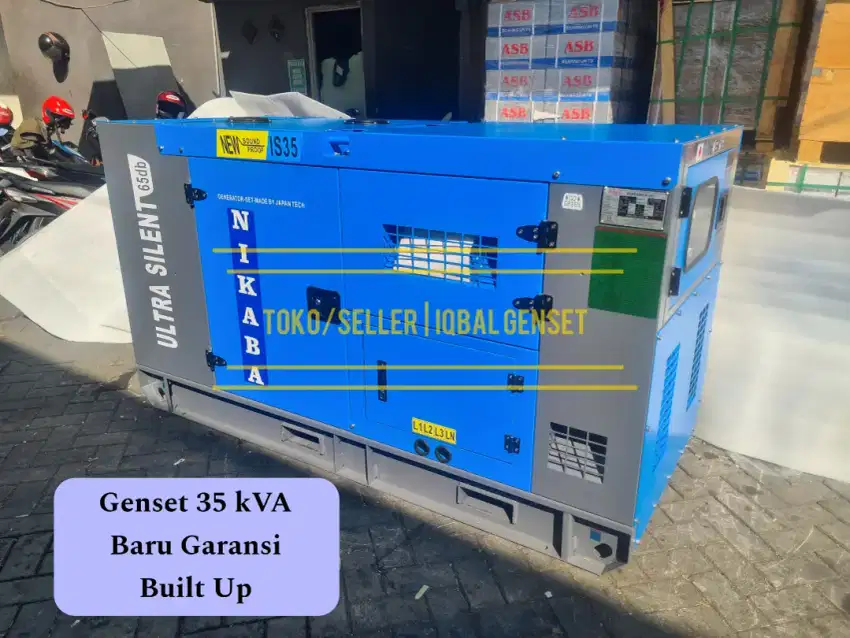 Genset 35 kVA Silent model Isuzu Baru