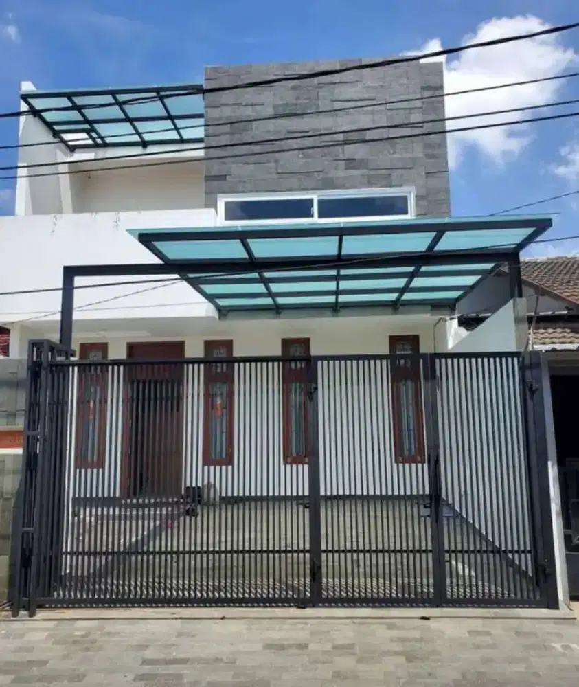 Tersedia bahan sticker kaca es atau sanblast