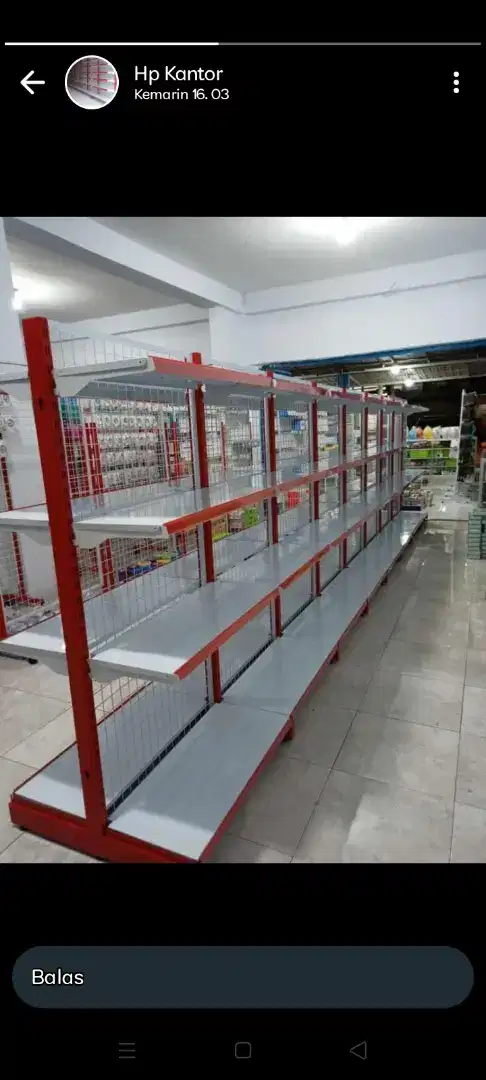rak gondola/supermarket murah.Gratis Ongkir