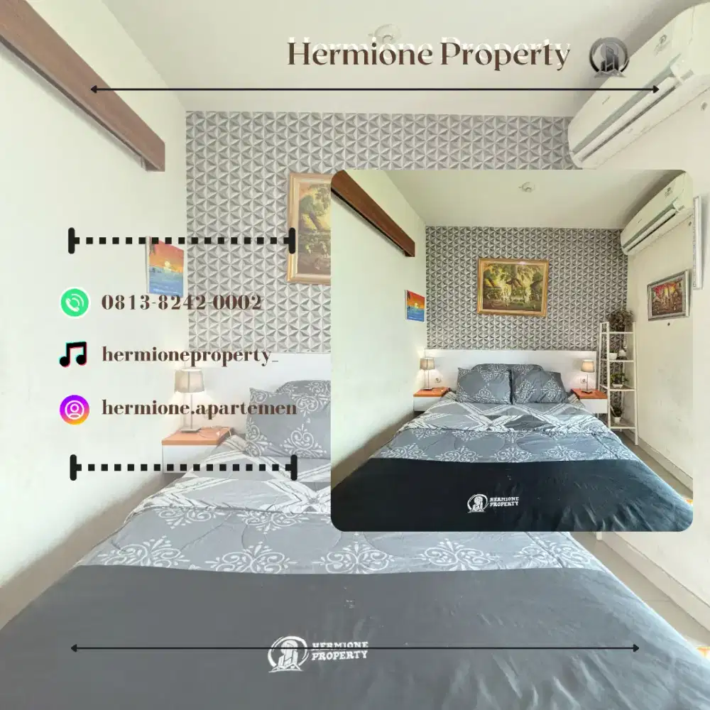 Staycation apartemen grand kamala lagoon