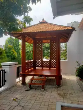 Gazebo - Saung taman - Bale Bale Ukuran 2 x 2 meter