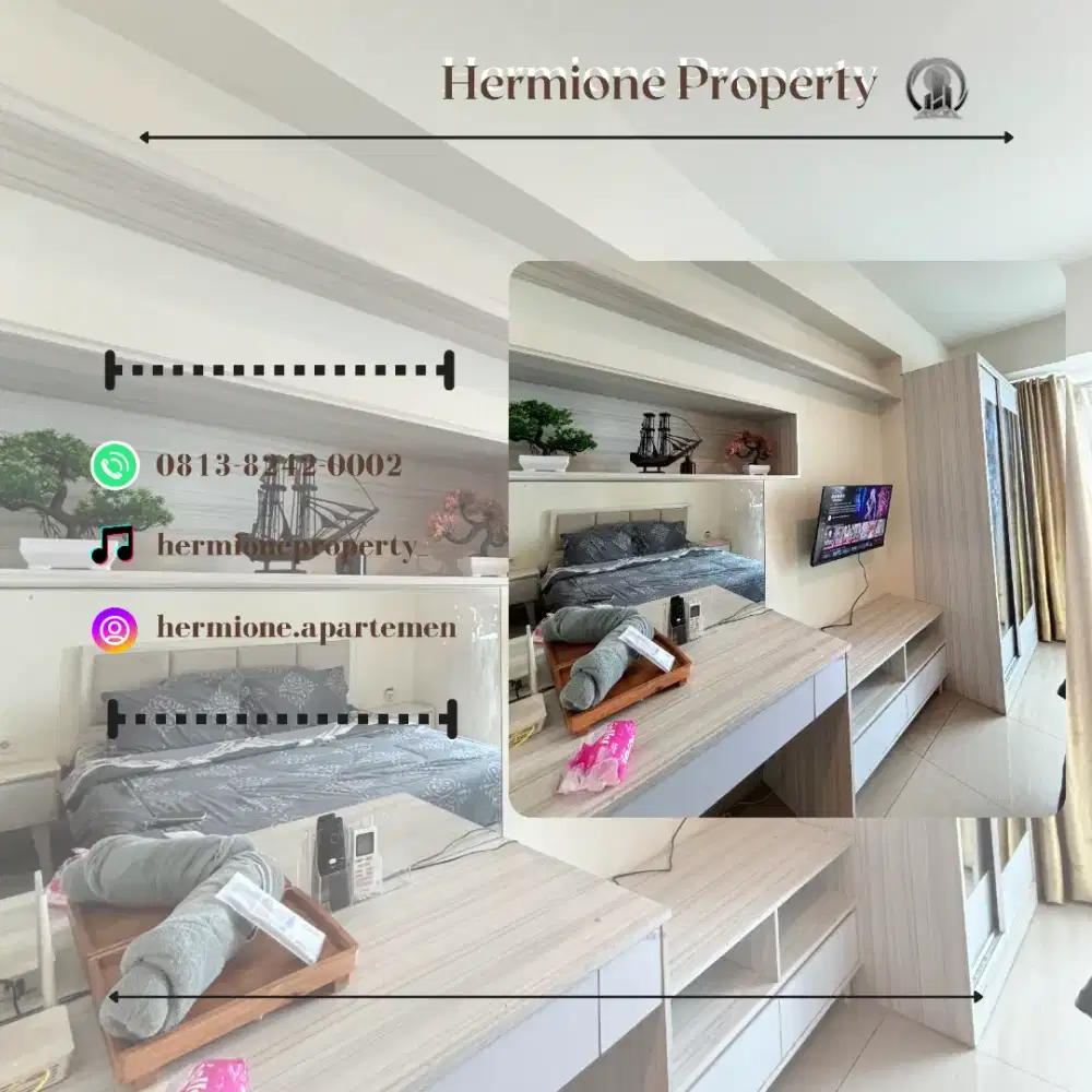 Sewa Harian Apartemen Lagoon by Hermione Property