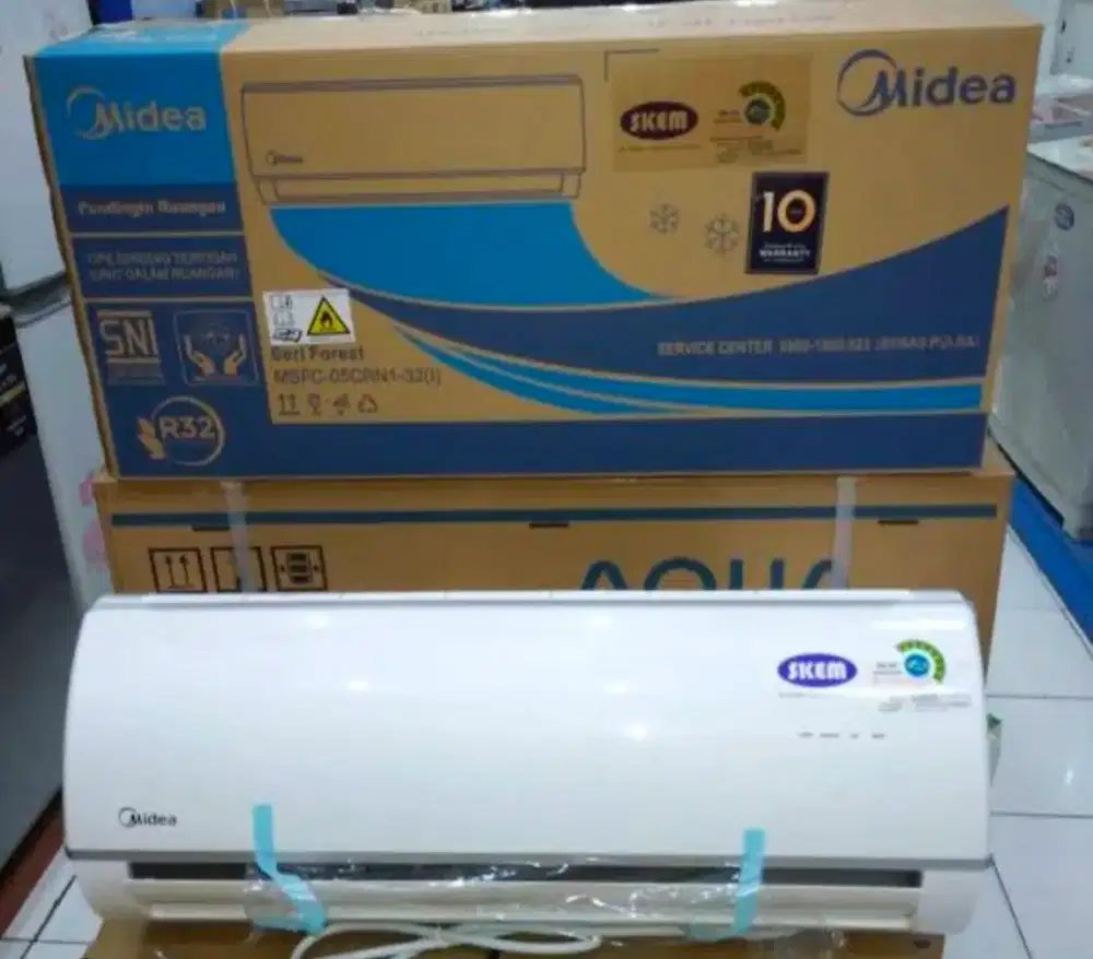Ac media 1/2pk baru+ psng lengkap