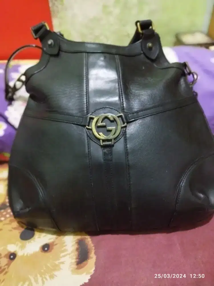 Tas kulit asli selempang