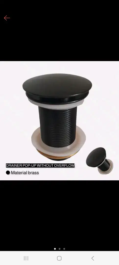 Drainer wastafel non overflow hitam
/avur pencet cuci tangan kaca