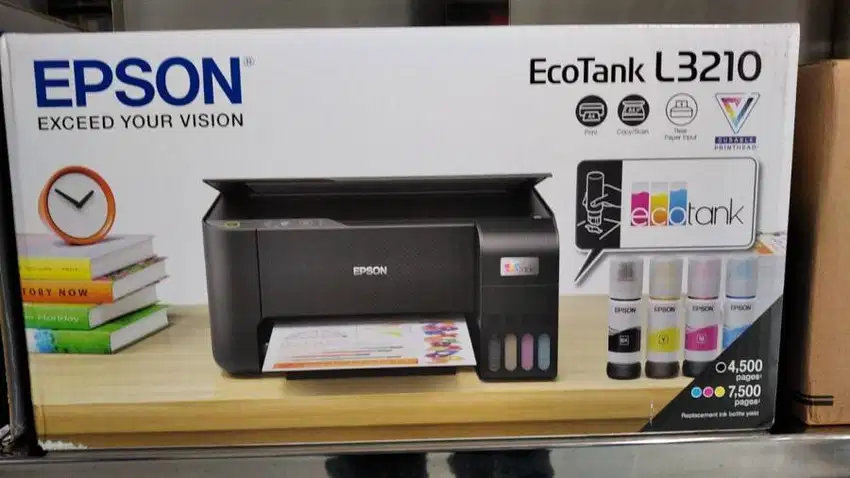 Printer Epson L3210 Print Scan Copy Multifungsi