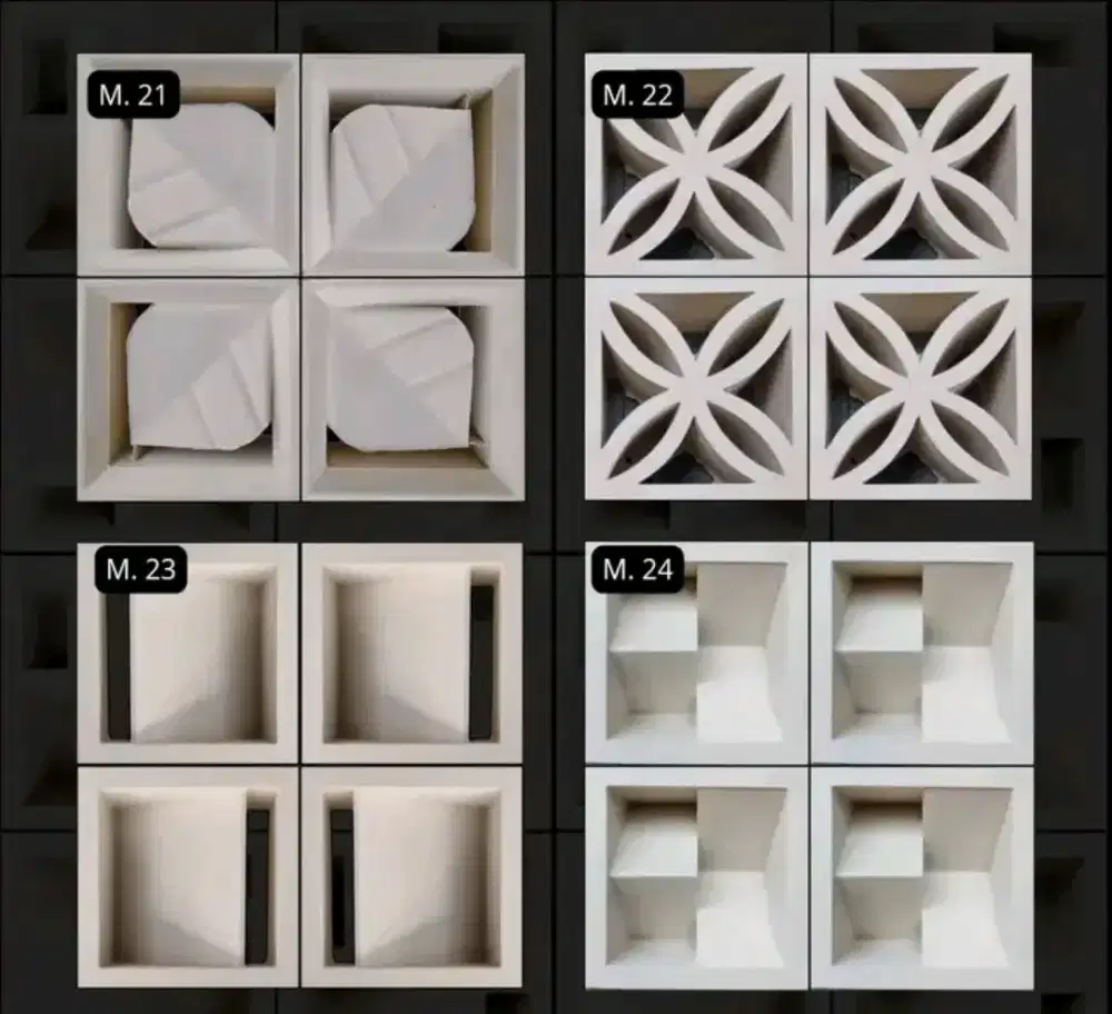 Roster beton minimalis