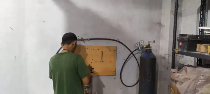 Refiling apar powder tabung pemadam api