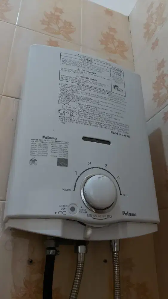 Pemanas air untuk mandi