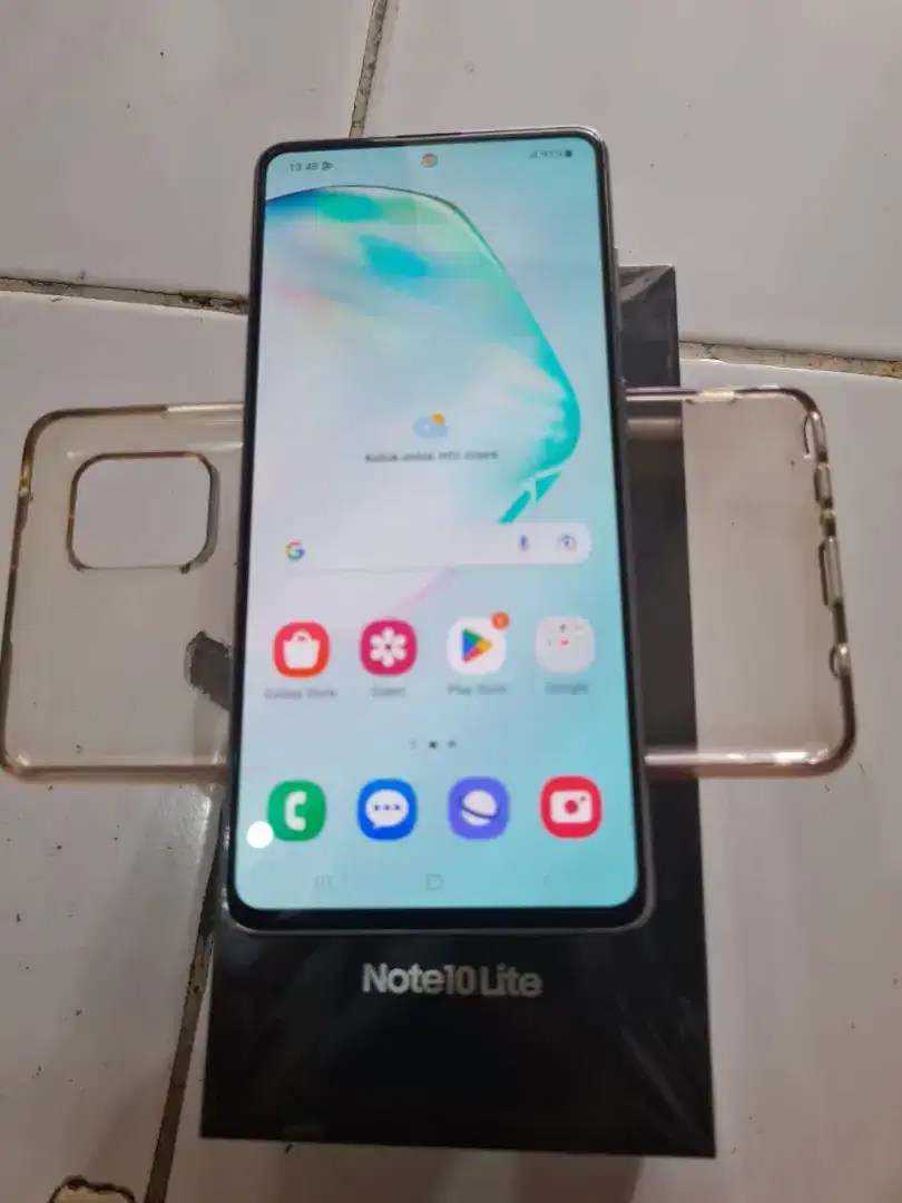 Samsung note 10lite sein 8/128gb fulset mulus TT siap nmbah