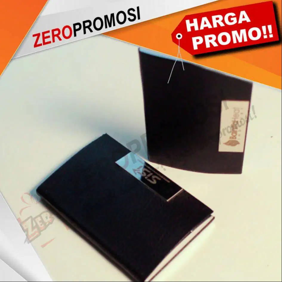 Souvenir Tempat Kartu Nama Kulit 8730 Custom