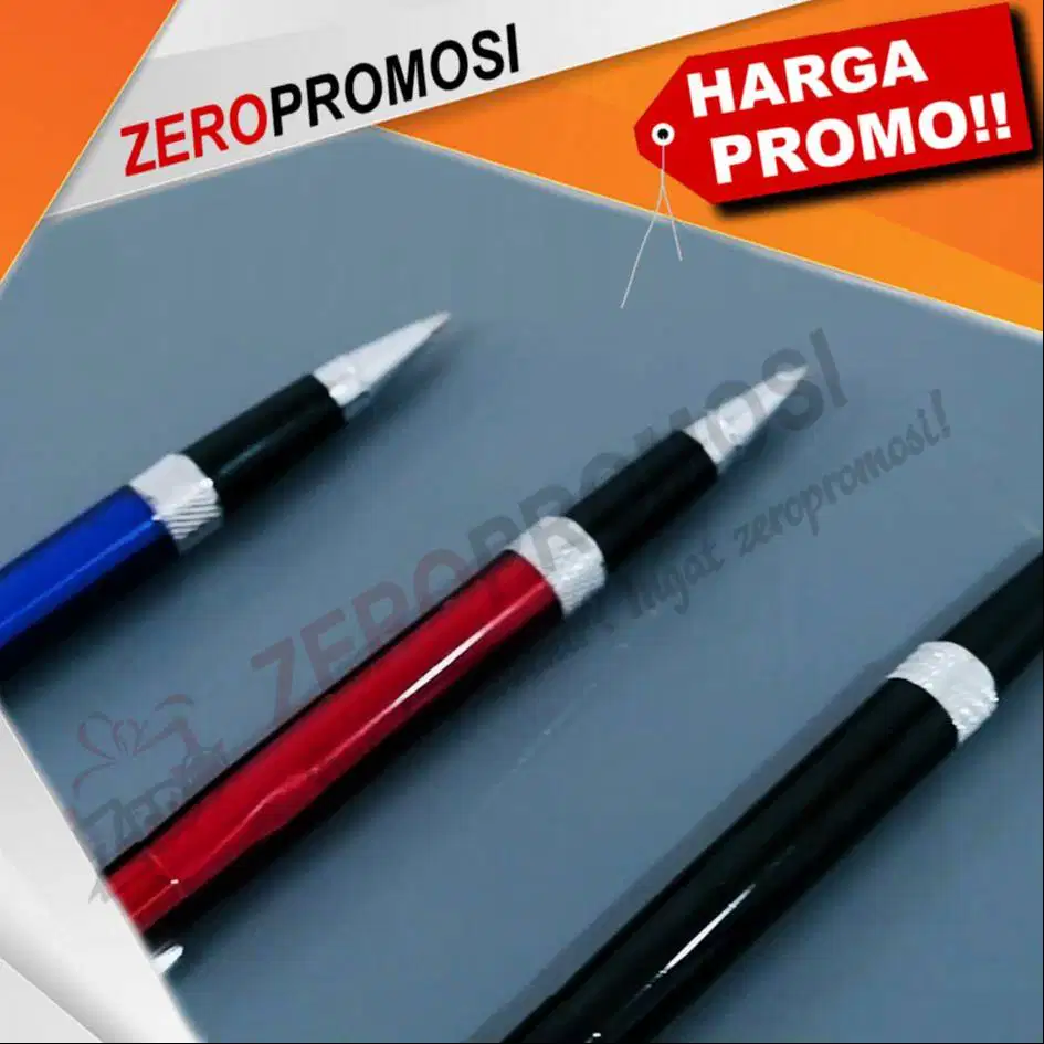 Souvenir Pulpen Besi Promosi Custom Kode A8-RB