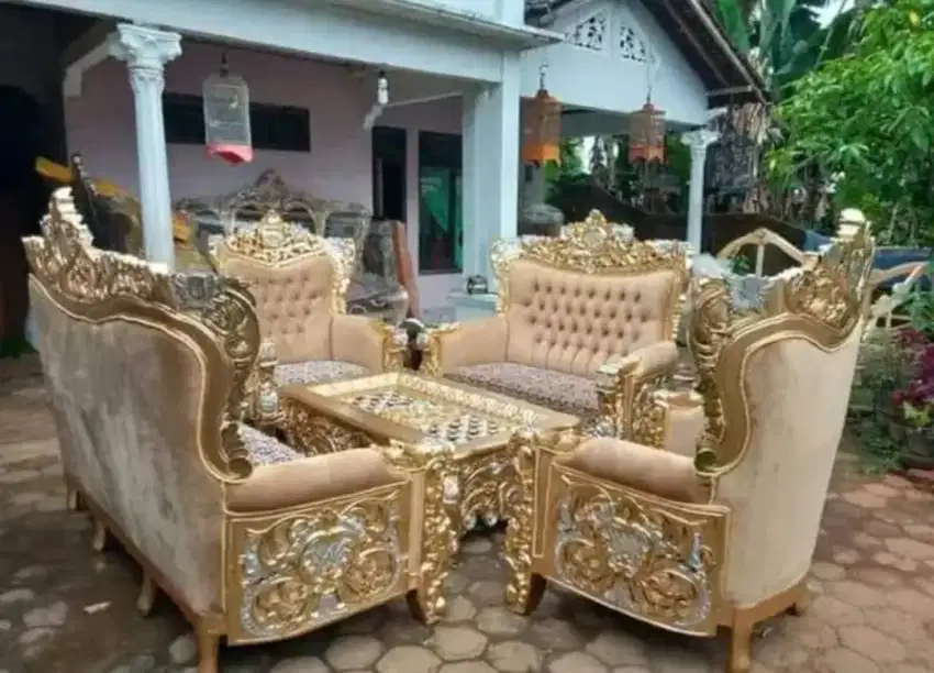 Mebel Jepara: kursi tamu sofa mewah Jepara