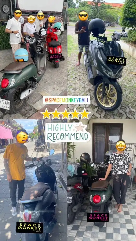 SEWA MOTOR BALI scoopy, fazzio, lexi, pcx, nmax
