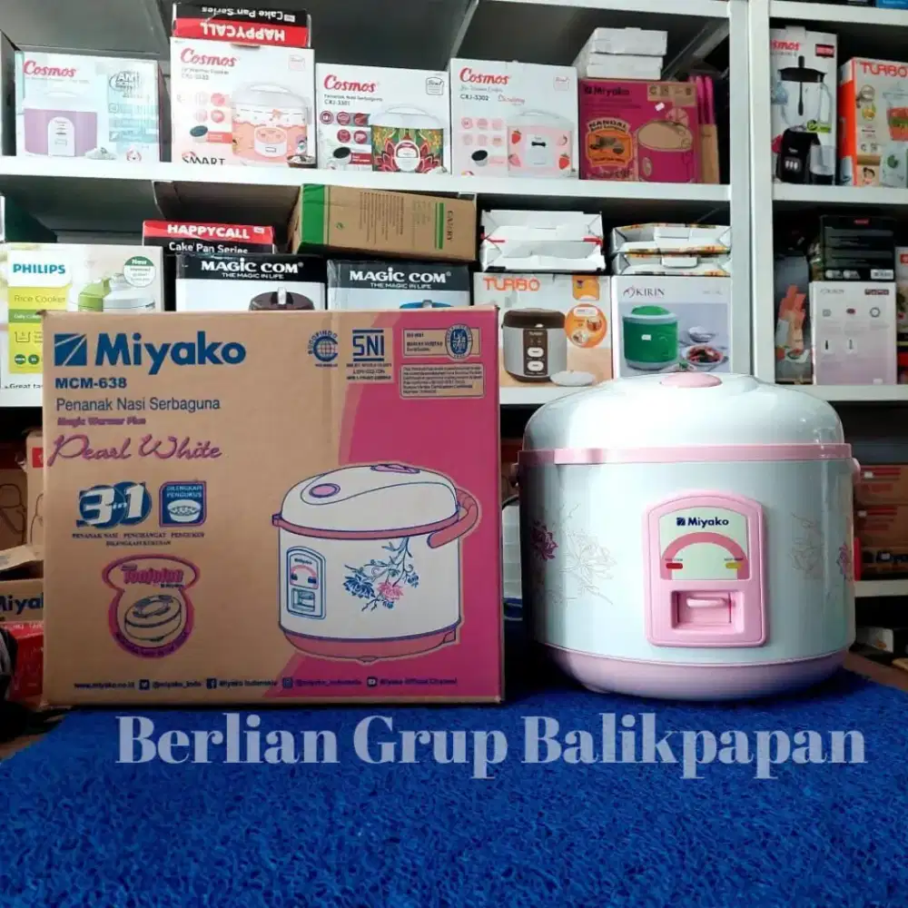 Cod (Magic com rice cooker Miyako MCM-638 open matic 1.8 liter