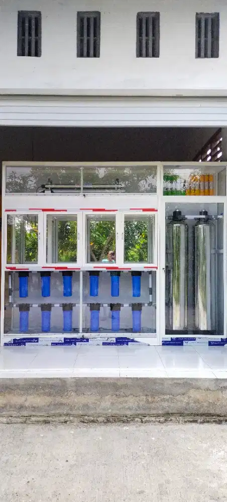 Mesin filter air isi ulang bio energi