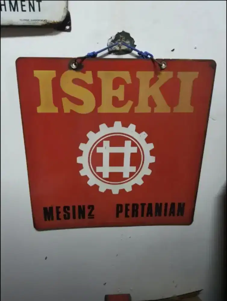ENAMEL PLAT ISEKI MESIN PERTANIAN
