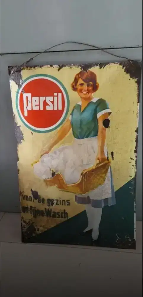 ENAMEL PLAT BESI PERSIL