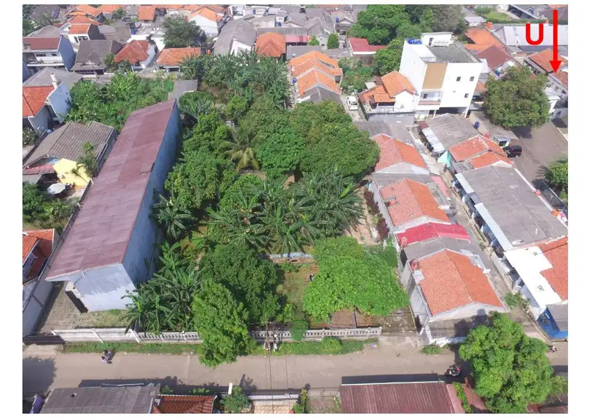 Tanah 1335 m2 Depan RSUD Tangerang Selatan & UNPAM