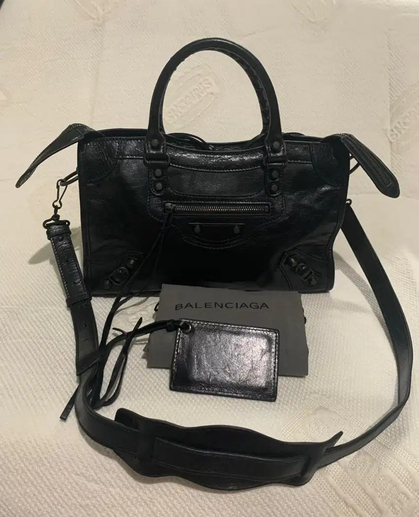 Balenciaga Classic City Small Bag Full Black