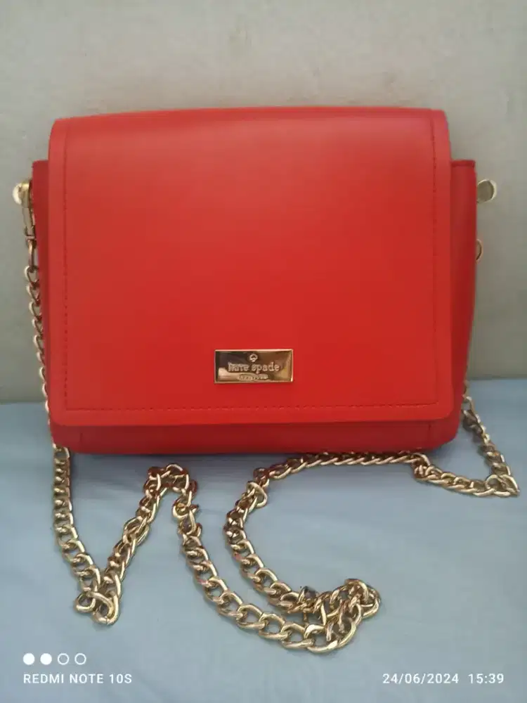 Sling rantai Kate spade original second import lengkap tag sz medium