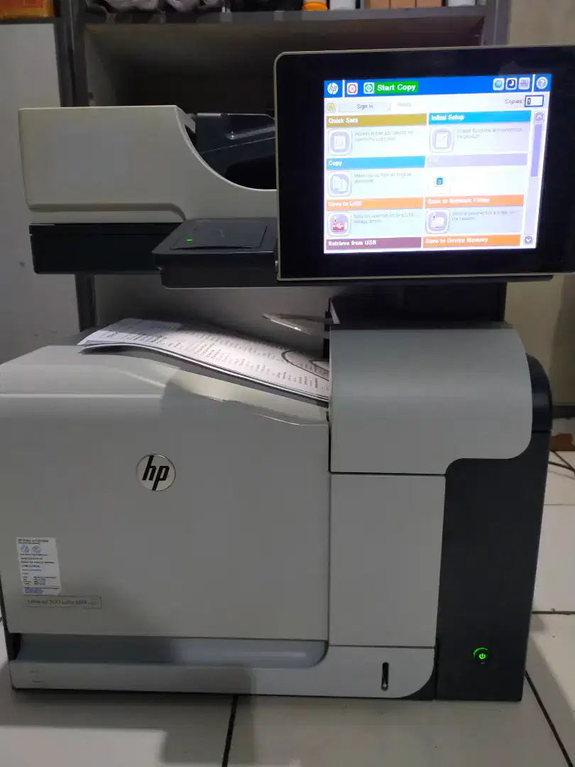 Foto copy, print dan scan hp LaserJet warna m575