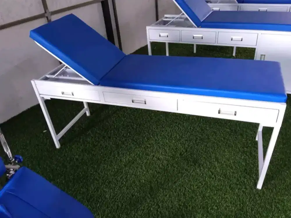 Bed Periksa Pasien 3 Laci | Meja Periksa Pasien 3 Laci Knockdown