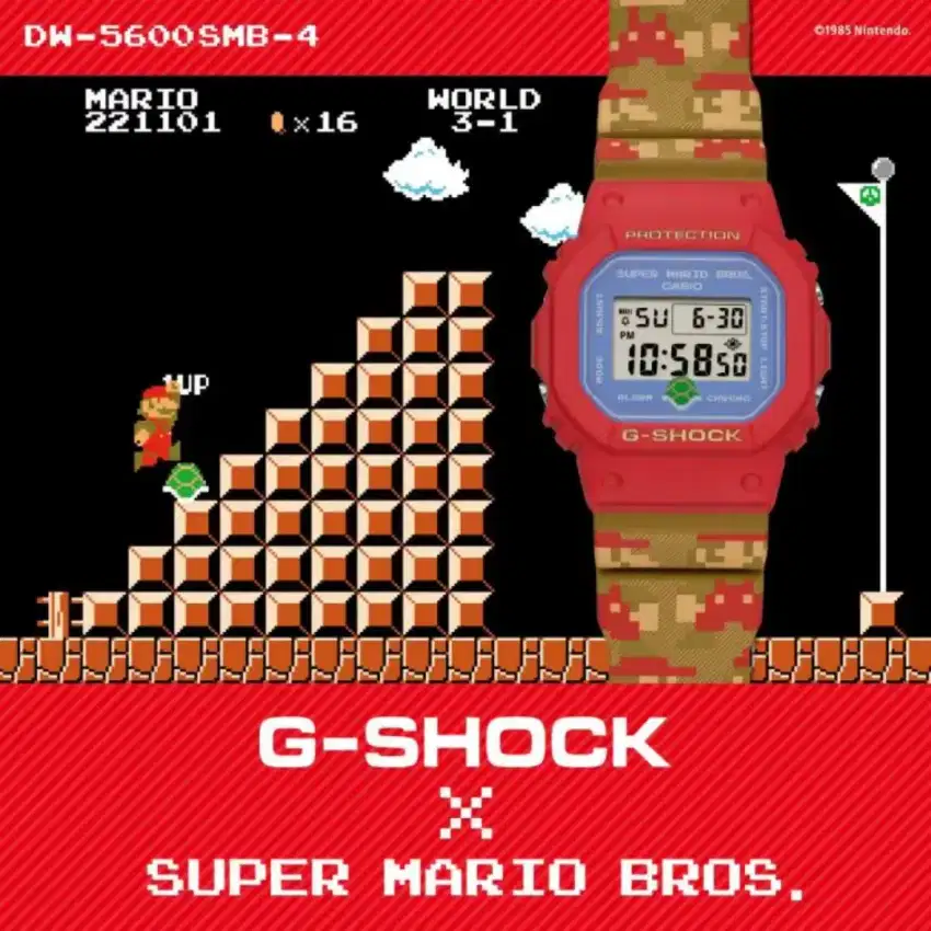 CASIO G-SHOCK X SUPER MARIO BROS DW-5600SMB-4J Limited Model (JDM)