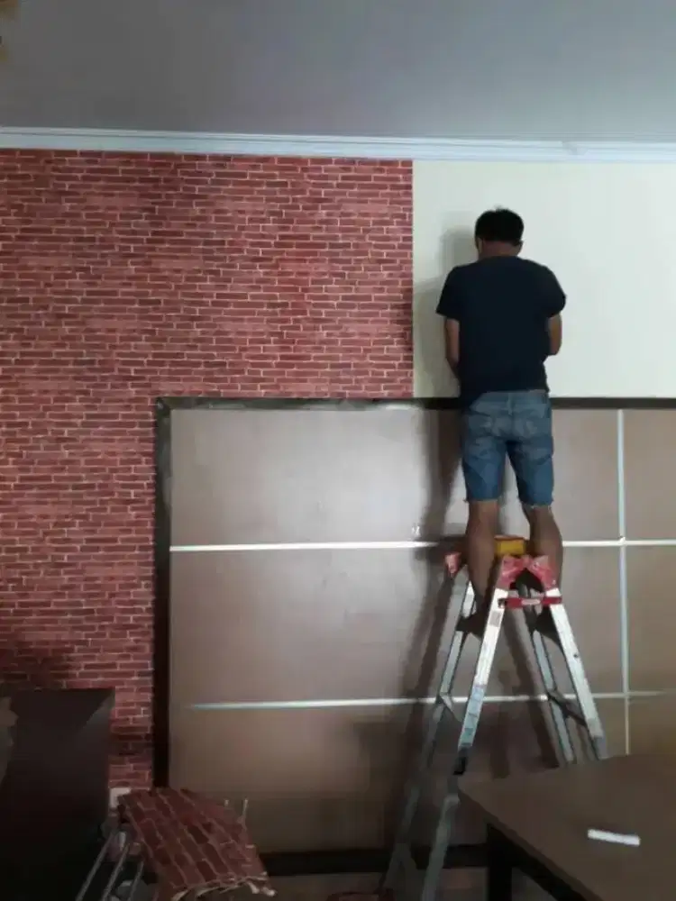 Jasa pasang wallpaper dinding dll