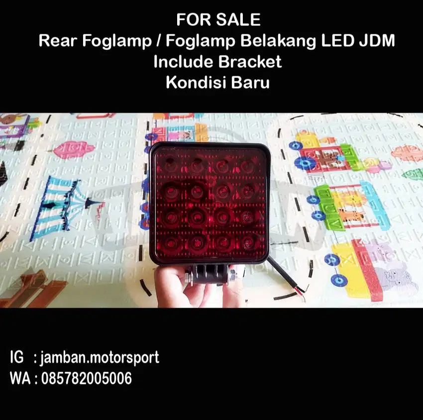 Rear Foglamp / Foglamp Belakang JDM LED Include Bracket ( NEW !! )