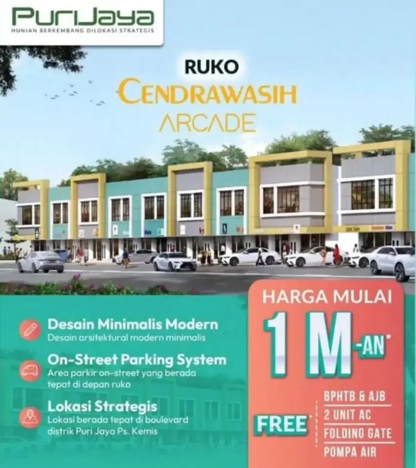 Ruko dijual cendrawasih puri jaya