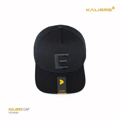 Topi Pria- Kalibre Topi Original-Logo Huruf  - Kalibre 991596-Hitam