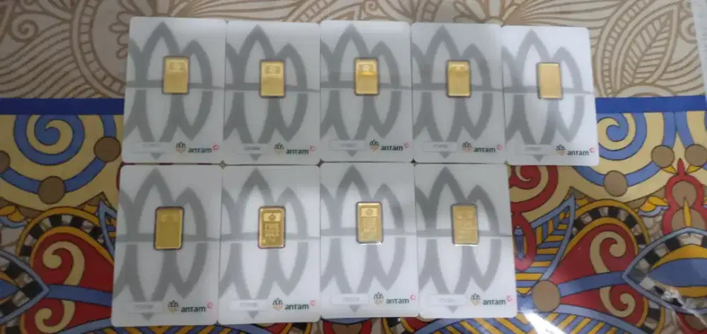 Kami beli Logam Mulia Emas Antam anda pecahan 0.5 s.d 25 gr 2.2jt/gram