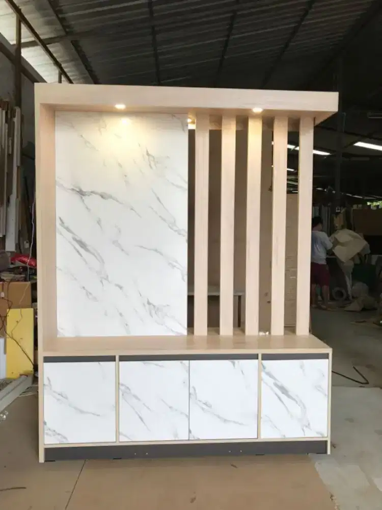 Kitchen set , Backdrop tv , Tempat tidur , Lemari