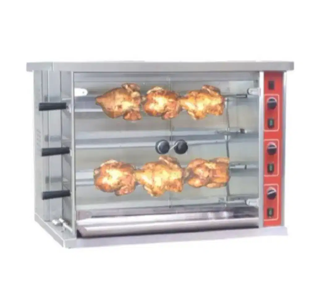 Cuci gudang NEW Getra Gas chicken rotisseries HGJ3P Garansi