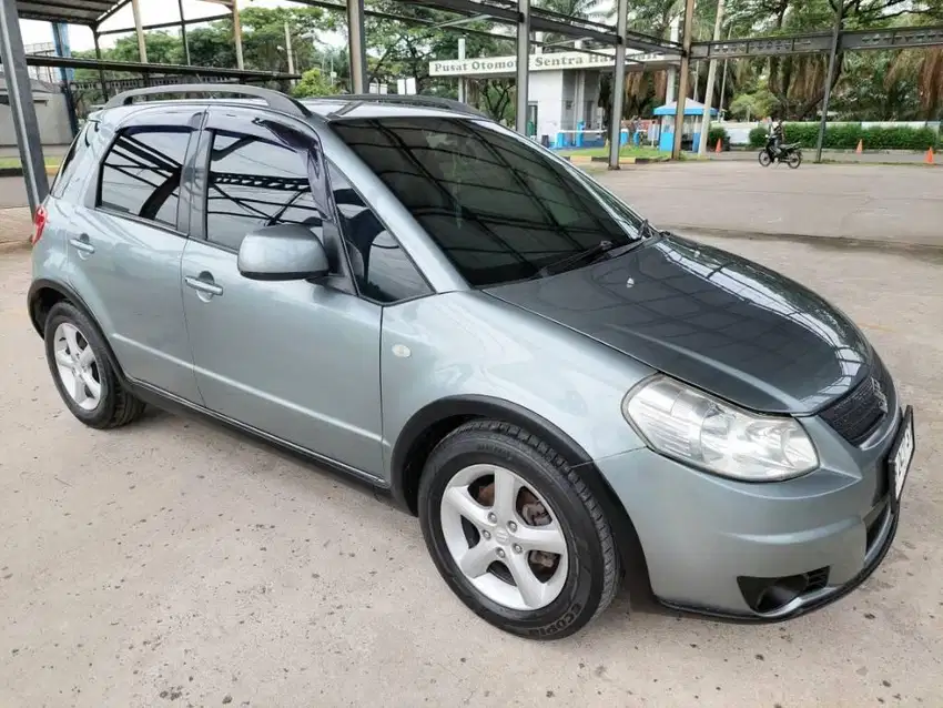 SUZUKI SX4 X-OVER 1.5 MATIC 2008 83jt KM 206rb ABU-ABU METALIK