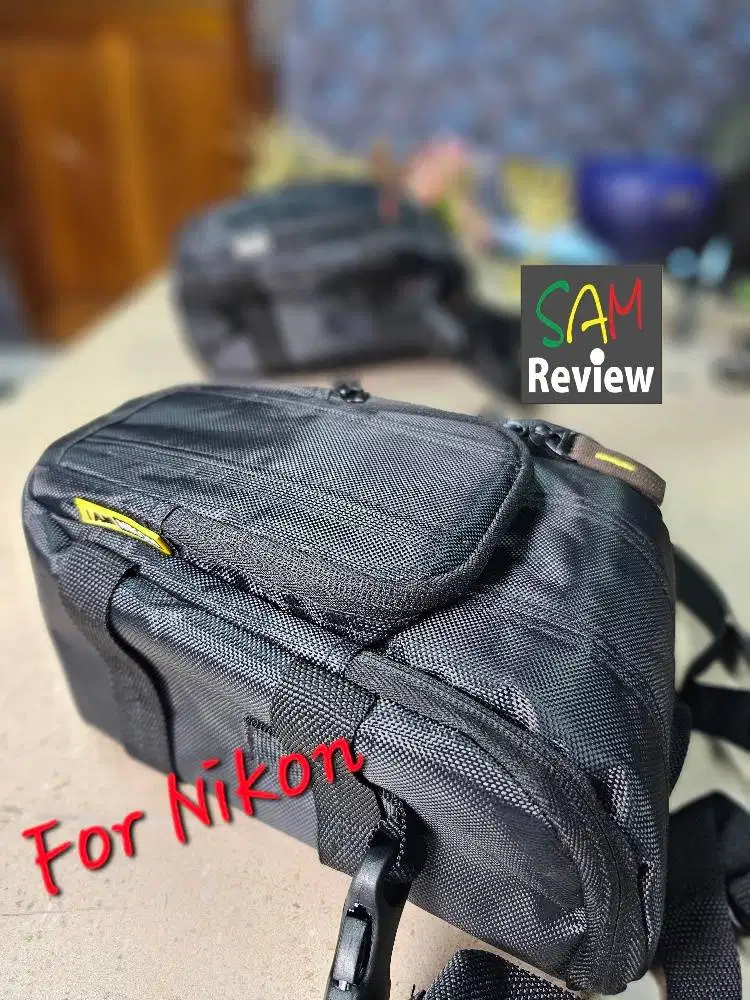 Tas Kamera MR BLACK Compact lengkap Mantel Hujan