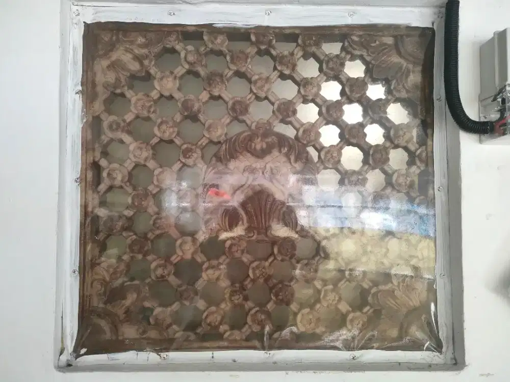 Roaster kayu jati utuh satu kayu