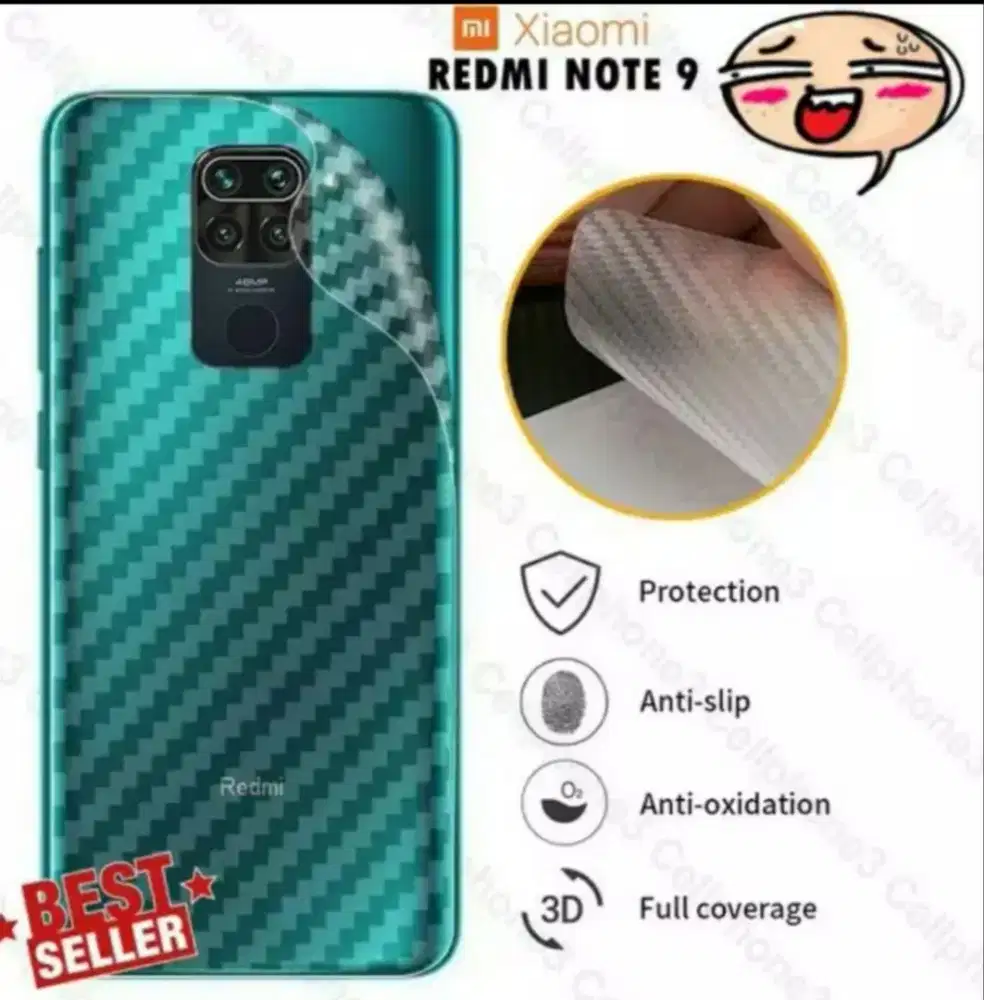 Garskin REALME 2 PRO motif Transparan Putih Garis2, New