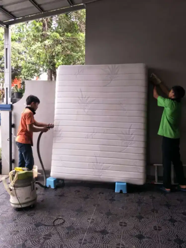 Jasa cuci kasur sofa jok mobil karpet kantor karpet masjid dan lain2